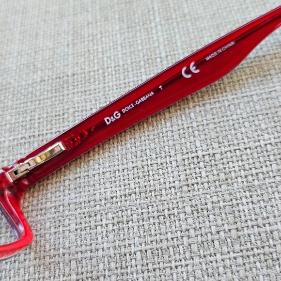 D&G Dolce & Gabbana Women Eyeglasses Blue/Red Tone D&G1225 52[]16 New - Picture 10 of 12